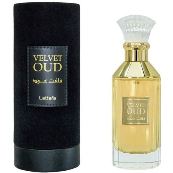 Parfym SAMMET OUD LATTAFA Hög kvalitet långvarig Eau de Parfum, Arabian Oriental 100ML Woody-Sweet, Oud Parfym