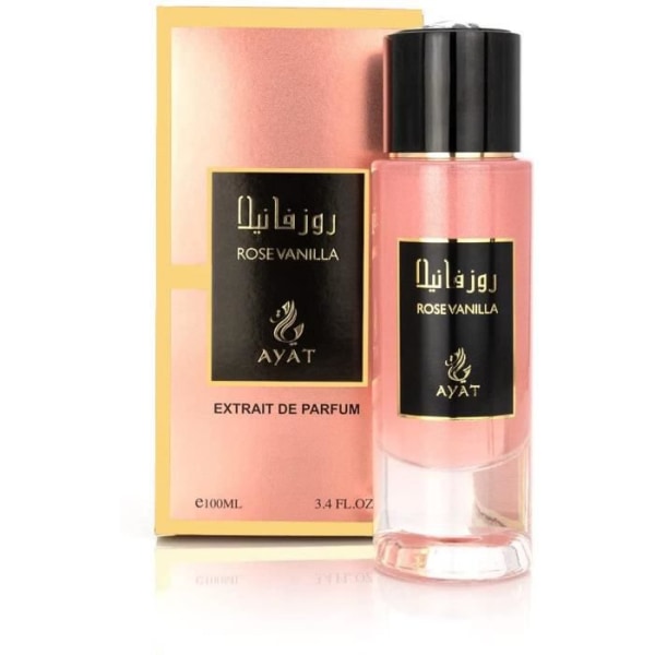 AYAT PARFYMER - Rose Vanilla Eau de Parfum 100 ml PRIVAT KOLLEKTION | Arabiska doftnoter: ros, socker, vanilj och vit mysk