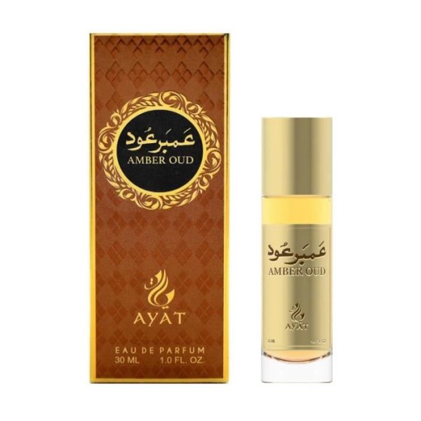 Ayat Parfymer – Eau de Parfum AMBER OUD 30ml EDP Orientale Arab – Blandad doft i toner av mandarin, lavendel, vanilj och mysk