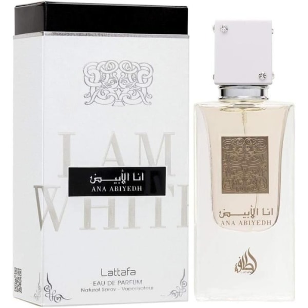 Lattafa Parfymer Ana Abiyedh Eau de Parfum Spray Vanilj, Saffran 60ml