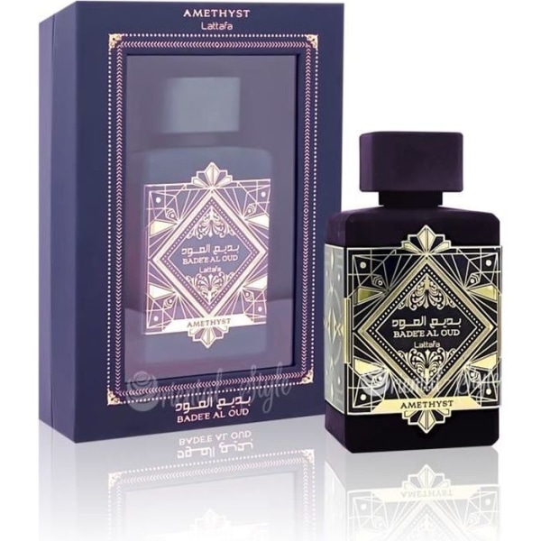Eau de Parfum BADEE AL OUD AMETHYST 100 ml för män och kvinnor En orientalisk doft från Dubai i arabiska, päron, turkiska rosnoter