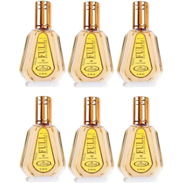 Lot Of 6 Musk Parfym Full AL REHAB 50ml Eau de Parfum Unisex Arabian Parfym Man Oud Woman Attar Oriental Halal NOTES Blommig, J[546]