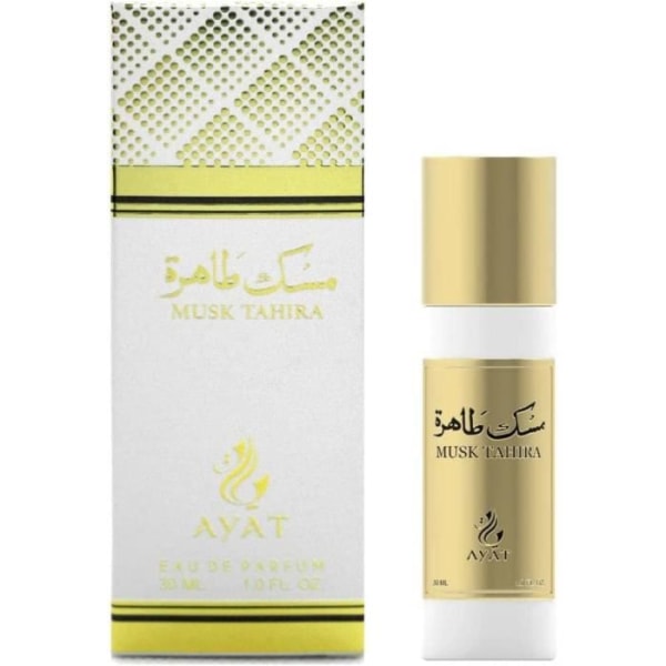 Ayat Parfymer – Eau de Parfum MUSK TAHARA 30ml EDP Oriental Arab – Original unisex presentidé – Persika, kanel, ros