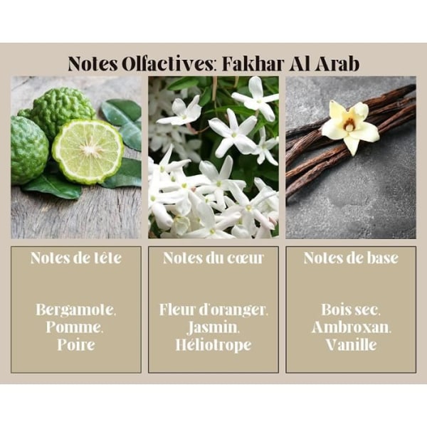 AYAT PARFYMER – FAKHAR AL ARAB 100ml - Eau De Parfum för kvinnor - Arabisk orientalisk doft - Dubai Parfym Tillverkad i Förenade Arabemiraten