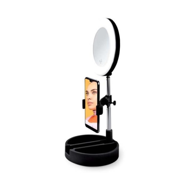 Selfie-spegel med led Mrr1 Black By Yoghi
