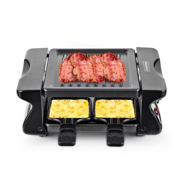 Raclette - KÖKSKOCK - RC PILATUS - 4 personer - 650W - Non-stick grillplatta