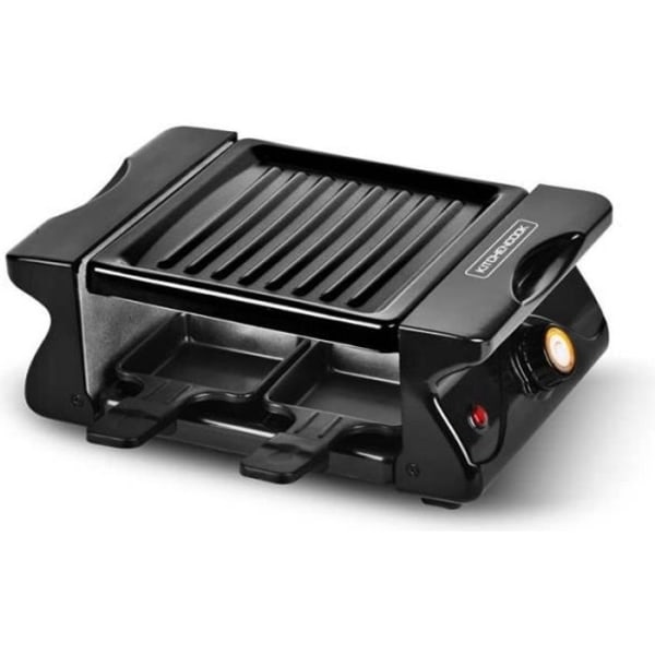 Raclette - KÖKSKOCK - RC PILATUS - 4 personer - 650W - Non-stick grillplatta