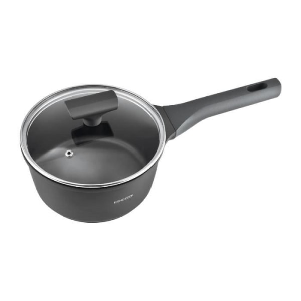 Svart Gjuten Aluminium Kastrull 20cm Tfi Med Lock Betty Cas20tfi Från Kitchencook