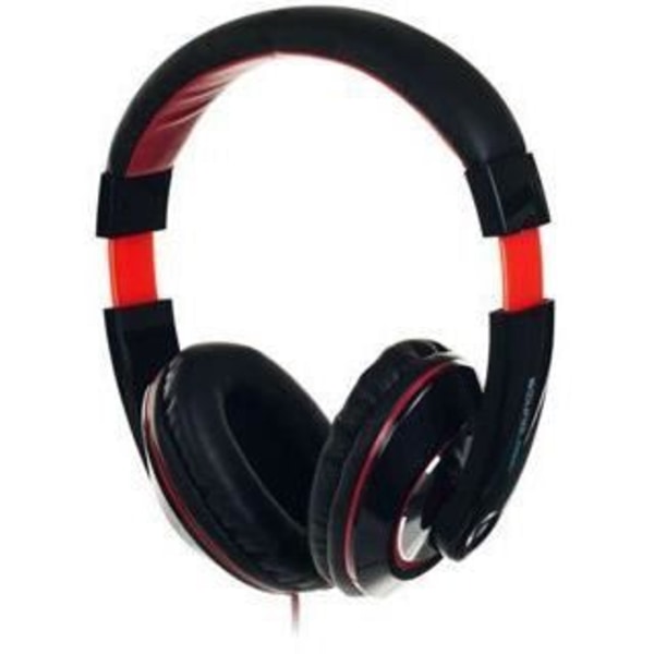 Dynabass DBX01 BLK hörlurar med huvudband - rikt stereoljud och brusreducerande mikrofon