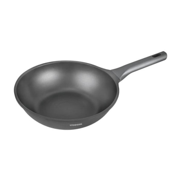 Black Cast Aluminium Wok 28cm Betty Wok28tfi Från Kitchencook