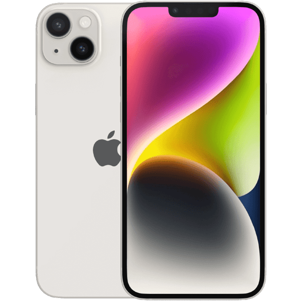 Apple iPhone 14 Plus Starlight 128 GB Klass A Nytt batteri (refurbished)