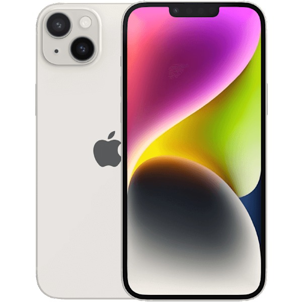 Apple iPhone 14 Plus Starlight 128 GB Klass A (refurbished)