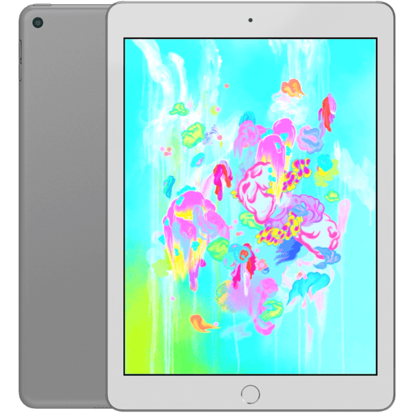 iPad 9,7 6:e gen (2018) Silver WIFI 32GB Klass B (refurbished)