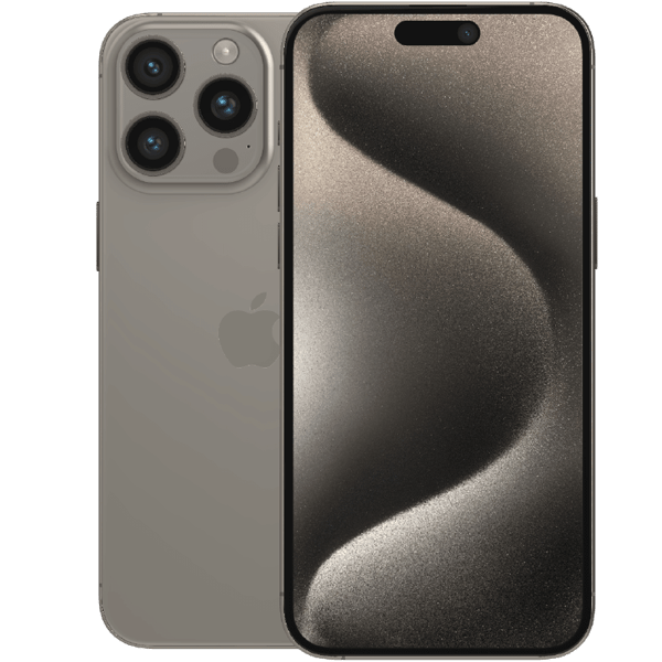 Apple iPhone 15 Pro Max Natural Titanium 256 GB Klass B (refurbished)