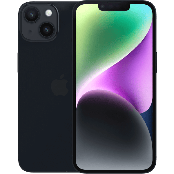 Apple iPhone 14 Midnight 128 GB Klass C (refurbished)