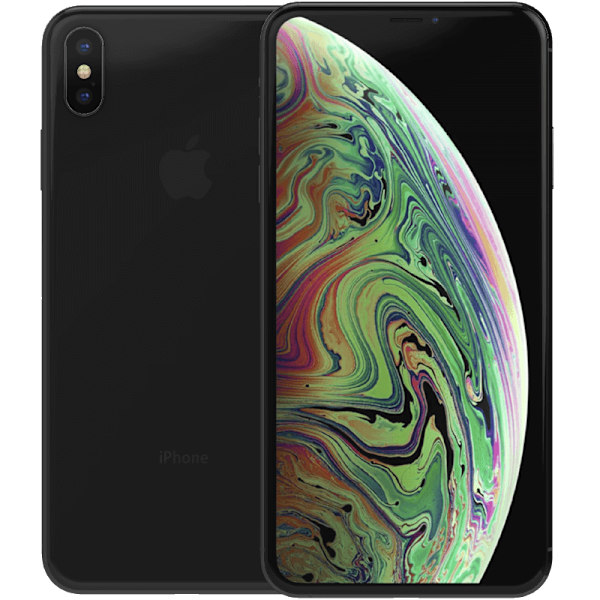 iPhone XS Max Space Grey 64 GB Klass B 100% batteri (refurbished)