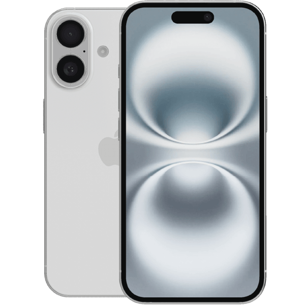 Apple iPhone 16 White 128 GB Klass C (refurbished)