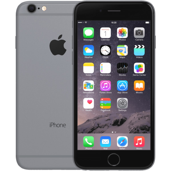 iPhone 6 Space grey 32 GB Klass A (refurbished)