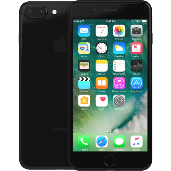 iPhone 7 Plus Jet Black 128 GB Klass A (refurbished)