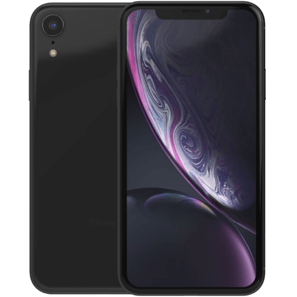 iPhone XR Black 128 GB Klass B 100% batteri (refurbished)