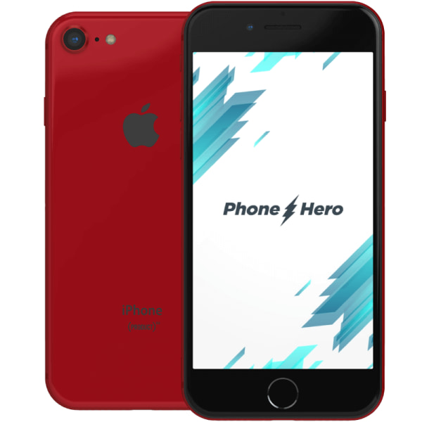 iPhone 8 Red 256 GB Klass B 100% batteri (refurbished)