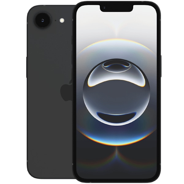 iPhone 16e Black 128 GB Klass A 100% batteri (refurbished)