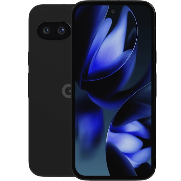 Google  Pixel 9a Obsidian 128 GB Klass A 100% batteri (refurbished)