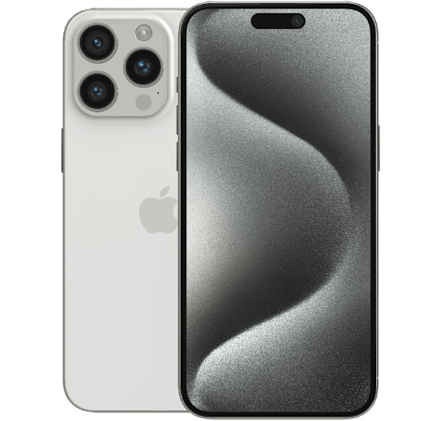 Apple iPhone 15 Pro Max White Titanium 256 GB Klass B (refurbished)
