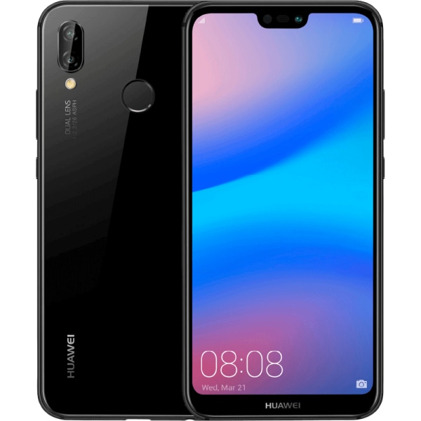 Huawei  P20 Lite Midnight Black 64 GB Klass B (refurbished)