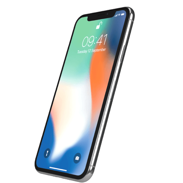 Apple iPhone X Silver 64 GB Klass B (refurbished)