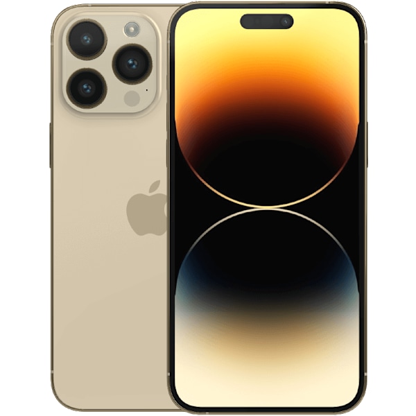 Apple iPhone 14 Pro Max Gold 128 GB Klass B Nytt batteri (refurbished)