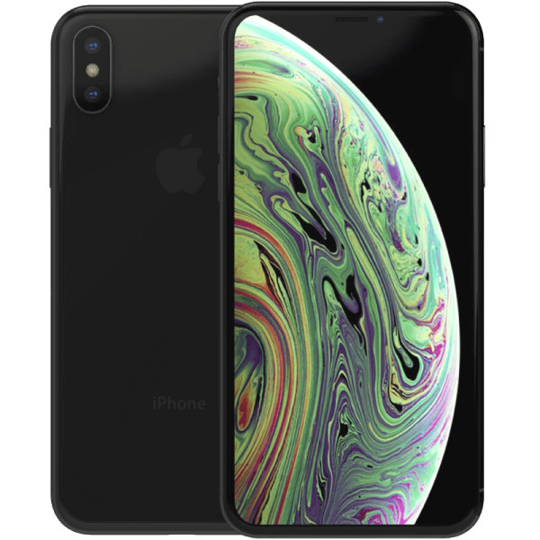 iPhone XS Space grey 64 GB Klass B 100% batteri (refurbished)