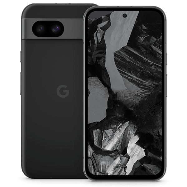 Google Pixel 8a Obsidian 128 GB Klass B (refurbished)
