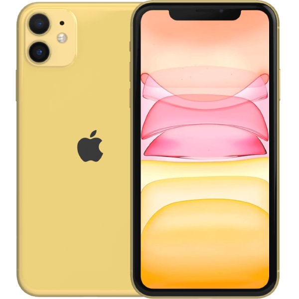 iPhone 11 Yellow 128 GB Klass B 100% batteri (refurbished)