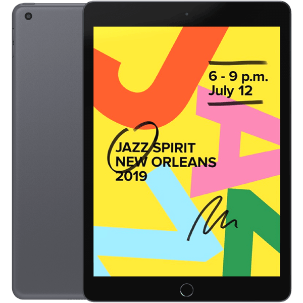 iPad 10,2 7:e gen (2019) Space Grey WiFi + 4G 32 GB Klass A (refurbished)