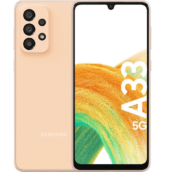 Samsung  Galaxy A33 5G Peach 128 GB Klass C (refurbished)