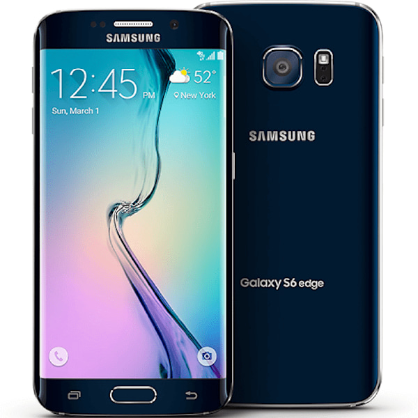 Samsung  Galaxy S6 Edge Black Sapphire 128 GB Klass B (refurbished)