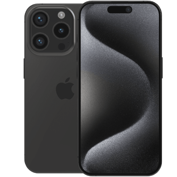Apple iPhone 15 Pro Black Titanium 256 GB Klass B (refurbished)