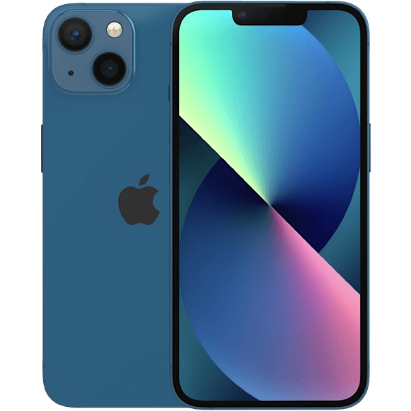 iPhone 13 Blue 256 GB Klass C 100% batteri (refurbished)