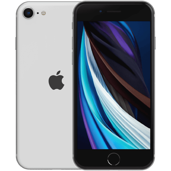 Apple iPhone SE (2020) White 128 GB Klass C Nytt batteri (refurbished)