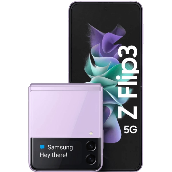 Samsung  Galaxy Z Flip3 5G Lavender 256 GB Klass A (refurbished)