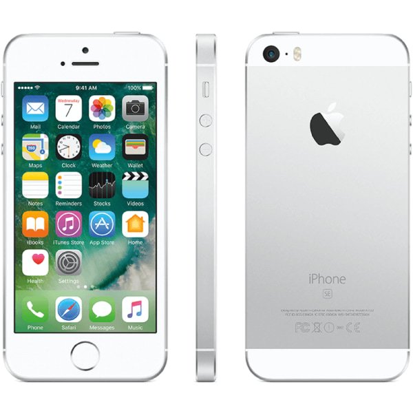 iPhone SE Silver 64 GB Klass B (refurbished)