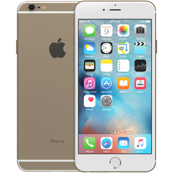 iPhone 6s Gold 32 GB Klass A 100% batteri (refurbished)