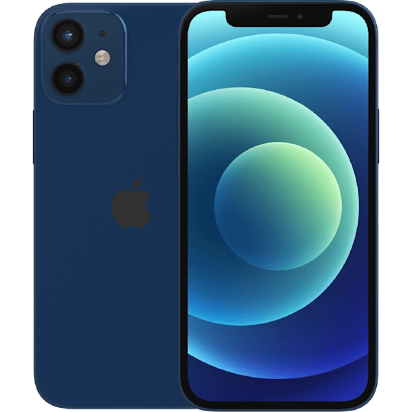 iPhone 12 mini Blue 256 GB Klass C 100% batteri (refurbished)