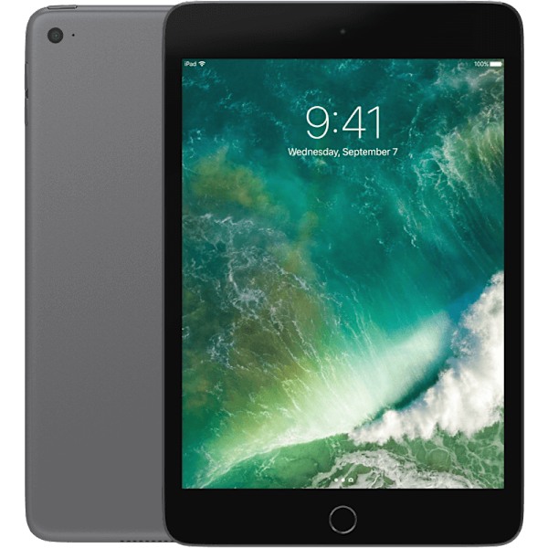 iPad Mini 4 (2015) Space Grey WIFI + Cellular 128GB Klass B (refurbished)