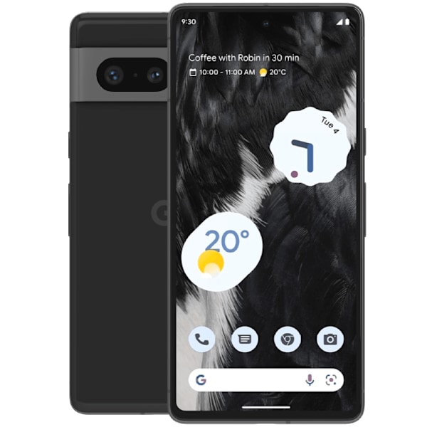 Google Pixel 7 Obsidian 128 GB Klass A (refurbished)