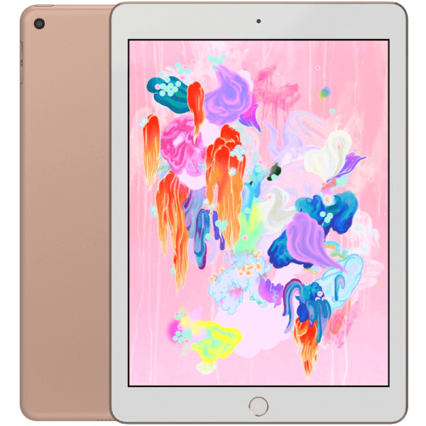 iPad 9,7 6:e gen (2018) Rose Gold WIFI + Cellular 32GB Klass C (refurbished)