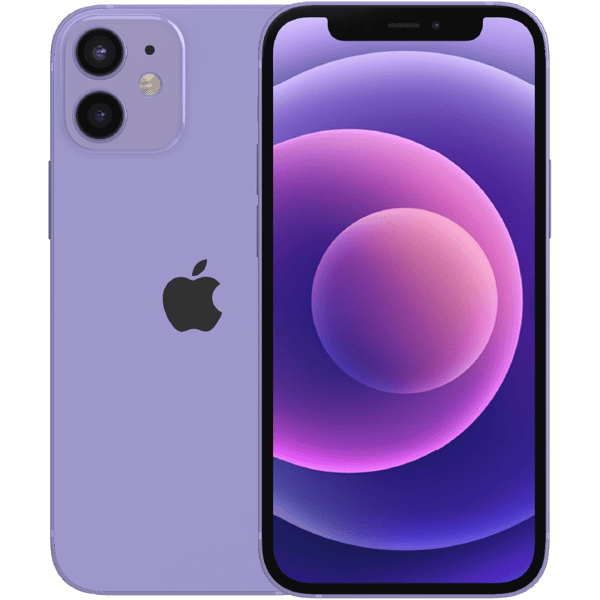 Apple iPhone 12 mini Purple 64 GB Klass B Nytt batteri (refurbished)