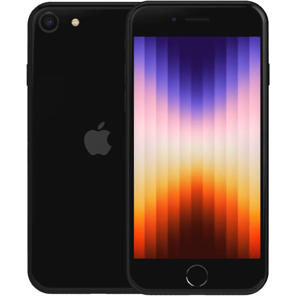 Apple iPhone SE (2022) Midnight 64 GB Klass A Nytt batteri (refurbished)