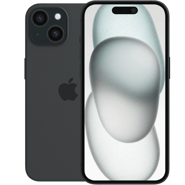 Apple iPhone 15 Black 128 GB Klass B Nytt batteri (refurbished)